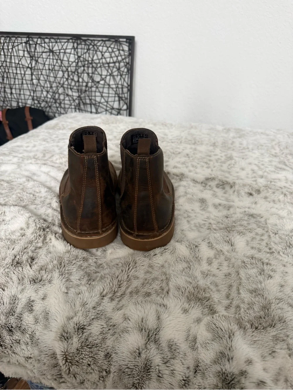Clarks Brown Leather Chelsea Boots
